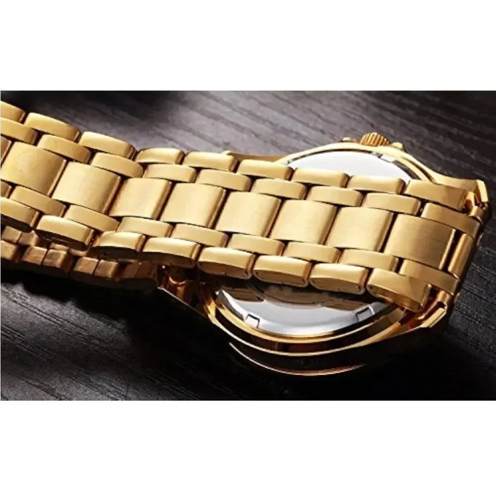 Classic Gold Wristwatch for Men